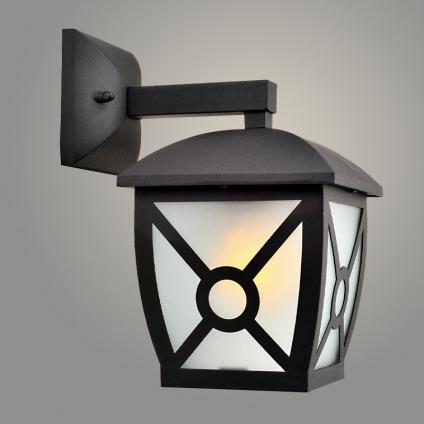 Светильник уличный настенный SJ17003-WD черный 1*E27 h270, SHJ22